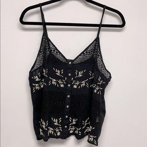 Stripes see through top.